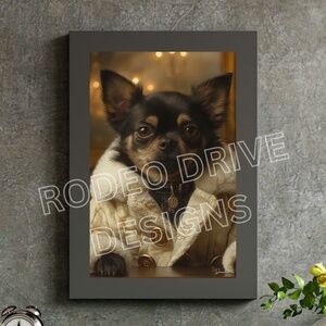 PIMPIN CHIHUAHUA WALL ART 11X17 PRINT POSTER GIFT FOR CHIHUAHUA LOVERS